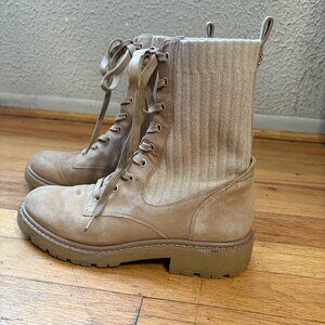Sam Edelman seude Lydell lace up combat boots